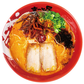 Makotoya's basic ramen noodle with fatty pork and soy sauce